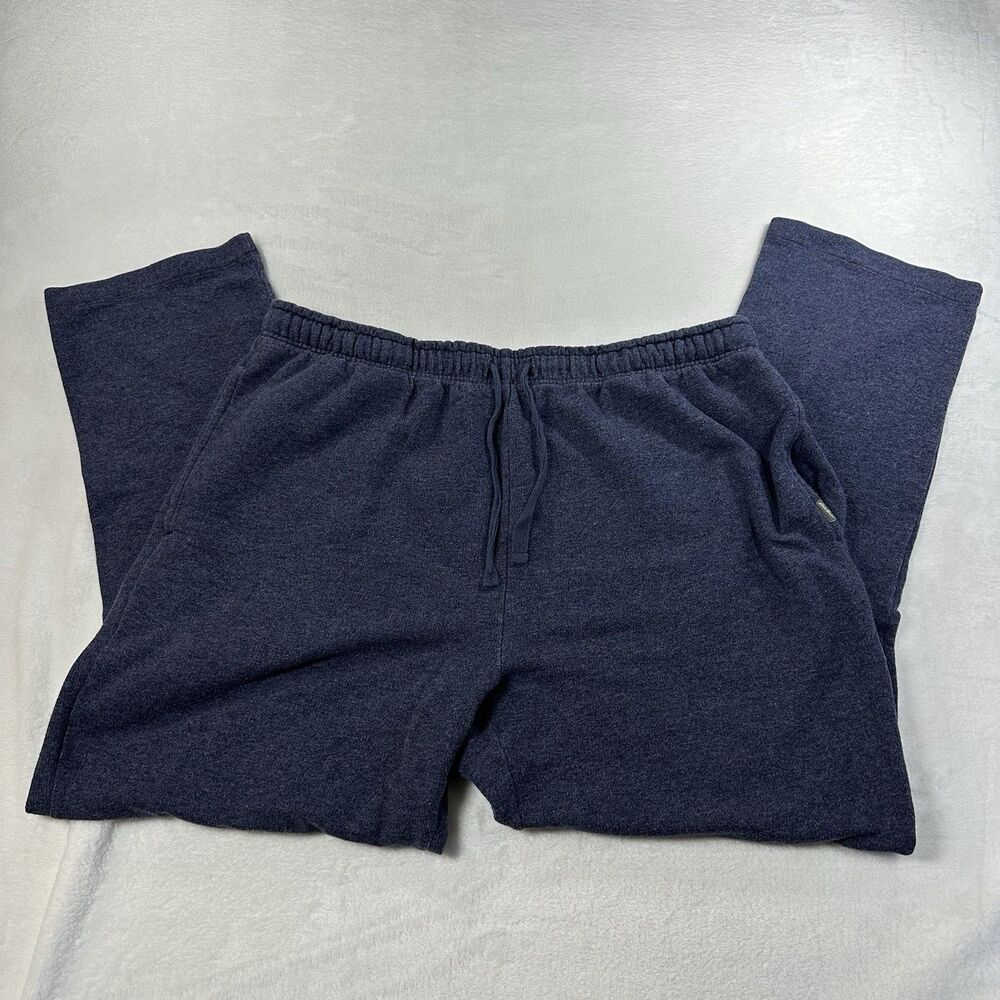 Eddie Bauer Sleepwear Lounge Pants Mens XL Blue Heather Drawstring Pajama Sleep